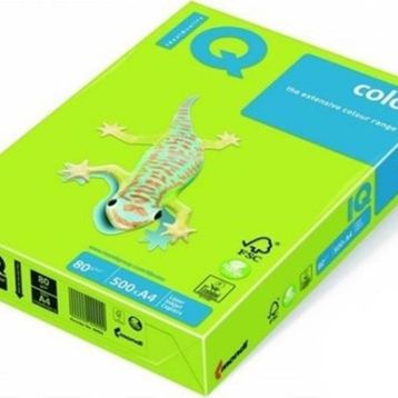 IQ NE1351-Neogn A4 80/500 Yeşil Fosforlu Renkli Kağıt