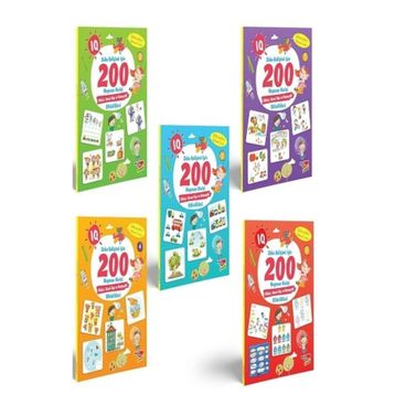 IQ Zeka Gelişimi için 200 Heyecan Verici 5'li Etkinlik Seti - Dikkat Atölyesi Yayınları