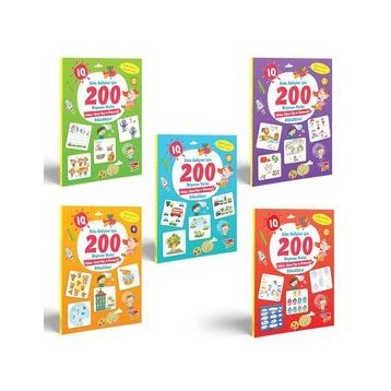 IQ Zeka Gelişimi için 200 Heyecan Verici 5'li Etkinlik Seti - Dikkat Atölyesi Yayınları