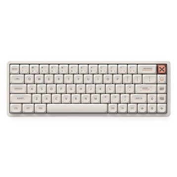 Iqunix MAGI65 Ochre White RGB Kablosuz Hotswap Mekanik Gaming Klavye