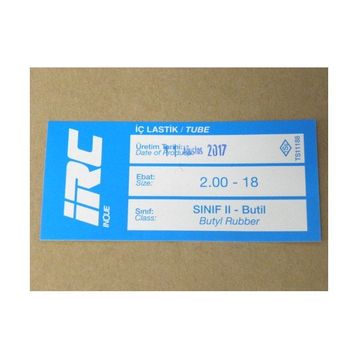 Irc 2.00x18 Motosiklet İç Lastik