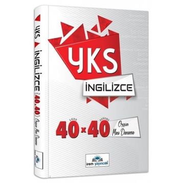 İrem Yayıncılık YKS İngilizce 40x40 Özgün Mini Denemeler
