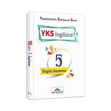 Irem Yayıncılık YKSDİL İngilizce Ayrıntılı Çözümlü Özgün 5 Deneme