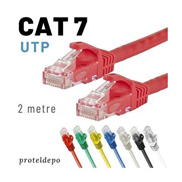 IRENIS CAT7 Kırmızı 2 m Ethernet Network LAN Ağ Kablosu