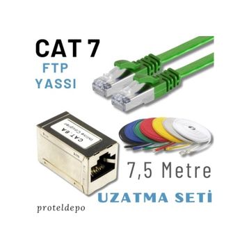IRENIS CAT7 Yeşil 5 m LAN Network Kablosu
