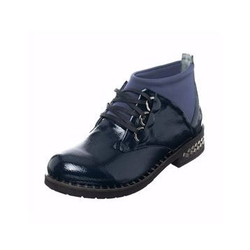 İriadam K406-3 Lacivert Kadın Bot