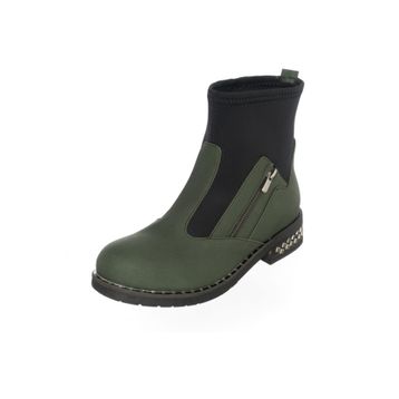 İriadam K606 Haki Siyah Kadın Bot