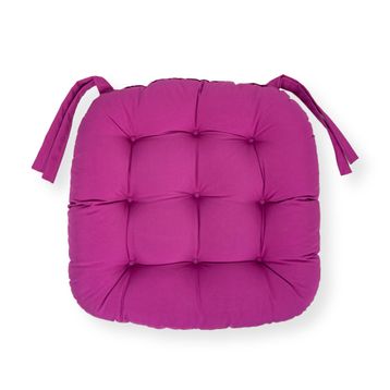 Iris Home Oval 43x43 cm Mürdüm Sandalye Minderi