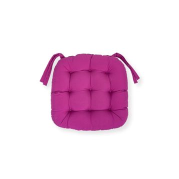 Iris Home Oval 43x43 cm Mürdüm Sandalye Minderi