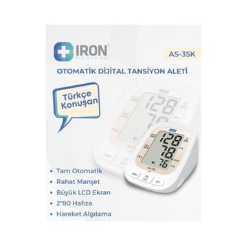 Iron A-35K Türkçe Konuşan Otomatik Dijital Tansiyon Aleti