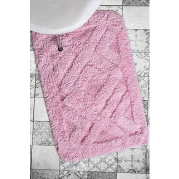 İrya Barnes %100 Pamuk 2'li Pudra 40x60+60x90 Banyo Paspası