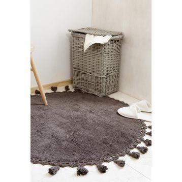 İrya Lowell Antrasit 100x100 cm Banyo Paspası