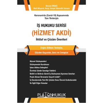 İş Hukuku Serisi Hizmet Akdi- Platon Hukuk Yayınevi