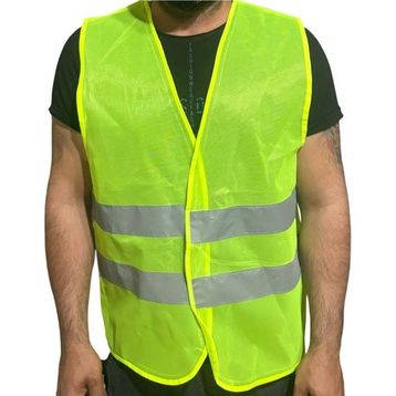 İş Koruma 702018 Reflektörlü Fosforlu Yeşil Trafik İkaz Yeleği