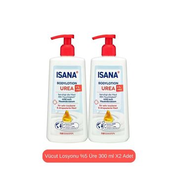 Isana %5 Üre 2x300 ml Vücut Losyonu