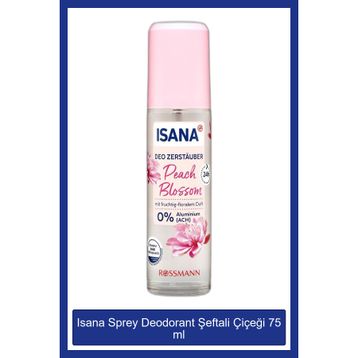 Isana 75 ML Şeftali Çiçeği Sprey Deodorant