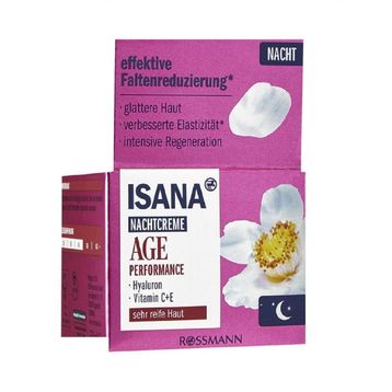 Isana Age Performance Gold Yoğun Bakım Etkili 50 ml Gece Kremi