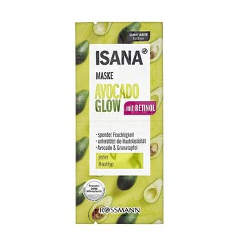 Isana Glow Avokado 2x8 ml Maske