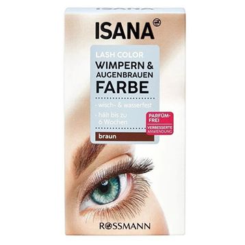 Isana Lash Color Kahverengi 10 ml Kaş ve Kirpik Boyası