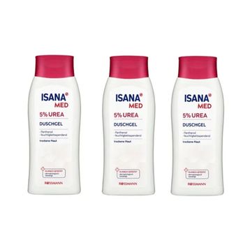 Isana Med %5 Ure 3x250 ml Nemlendirici Duş Jeli