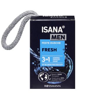 Isana Men 3 in 1 100 gr Katı Duş Jeli