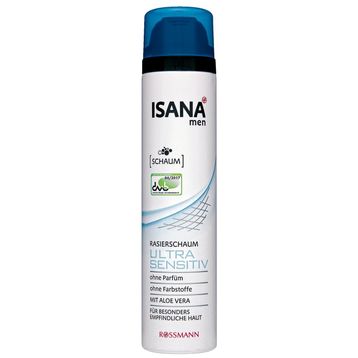 Isana Men 300 ml Ultra Sensitive Aloe Vera Tıraş Köpüğü