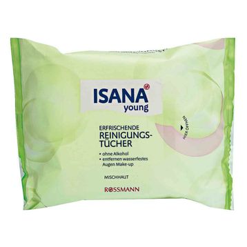 Isana Young 25'li Temizleme Mendilleri