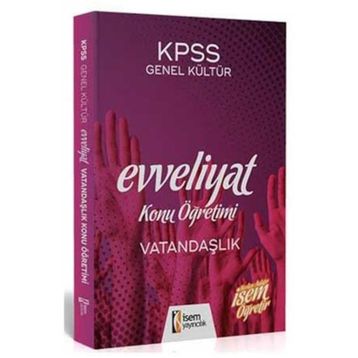 İsem 2020 KPSS Evveliyat Vatandaşlık Konu Anlatımlı