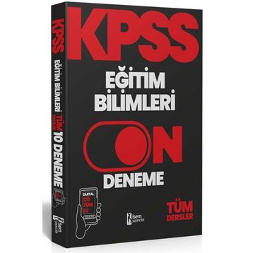İsem Yayıncılık 2024 KPSS Eğitim Bilimleri 10 Deneme