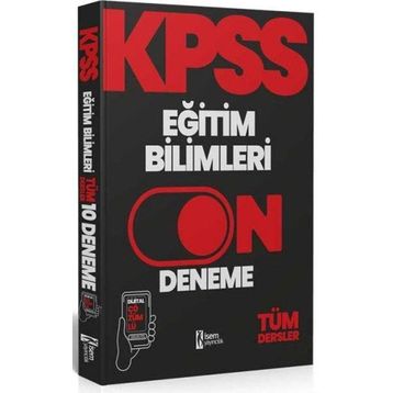 İsem Yayıncılık 2024 KPSS Eğitim Bilimleri 10 Deneme