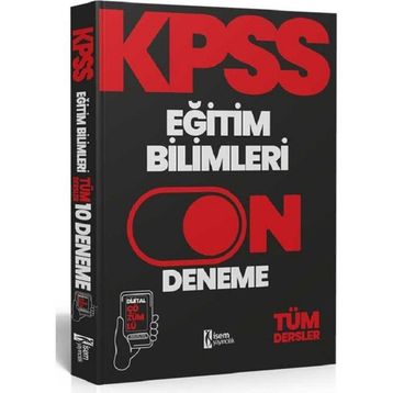 İsem Yayıncılık 2024 KPSS Eğitim Bilimleri 10 Deneme