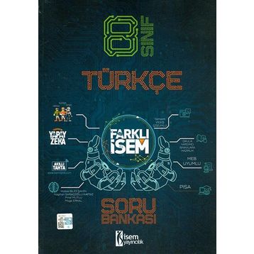 İsem Yayıncılık 8. Sınıf Farklı İsem Türkçe Soru Bankası