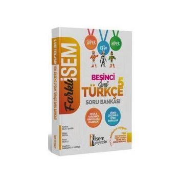 Isem Yayınları 5. Sınıf Türkçe Soru Bankası