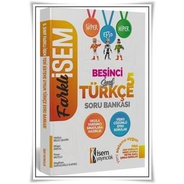 Isem Yayınları 5. Sınıf Türkçe Soru Bankası