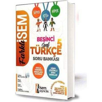 Isem Yayınları 5. Sınıf Türkçe Soru Bankası