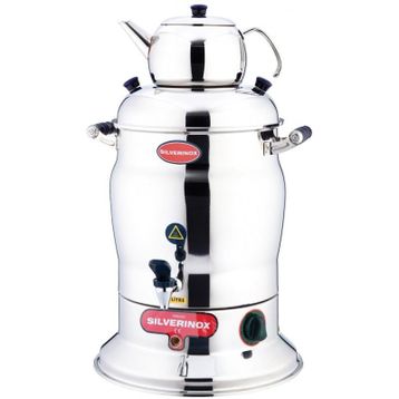 Işıkgaz Silverinox 7 lt Tek Demlikli Çay Semaveri Otomatı Makinesi