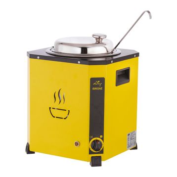 Işıkgaz Silverinox Sarı 9 lt Çorba Kazanı
