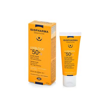 Isis Pharma Uveblock Spf50+ Light Tinted Fluid Renkli 40 ml Güneş Kremi