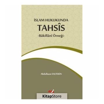 İslam Hukukunda Tahsis - Abdulbasıt Saltekin