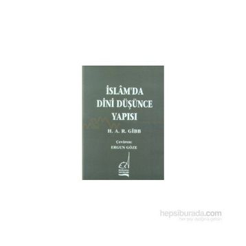 İSLAMDA DINI DÜŞÜNCE YAPISI - GENEL
