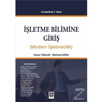 İŞLETME BILIMINE GIRIŞ - SONER TASLAK