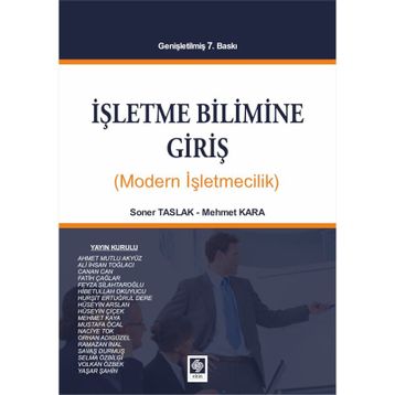 İŞLETME BILIMINE GIRIŞ - SONER TASLAK