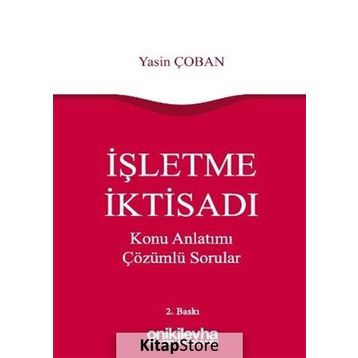 İşletme İktisadı - Yasin Çoban