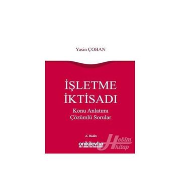 İşletme İktisadı - Yasin Çoban