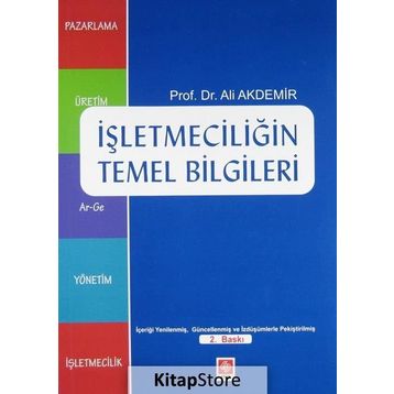 İşletmeciliğin Temel Bilgileri - Ali Akdemir