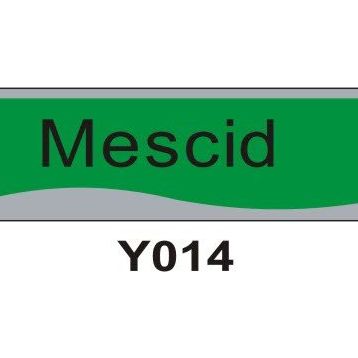 İşlev İş Güvenliği Mescid Levhası