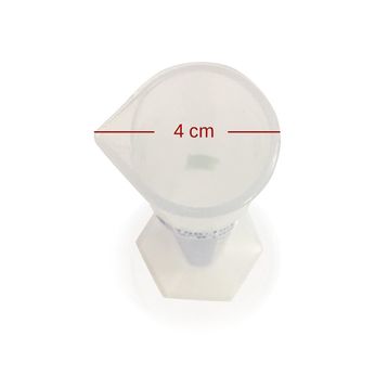 İsolab 100 ml Mavi Skala Plastik Mezür