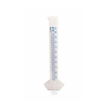 İsolab 100 ml Mavi Skala Plastik Mezür