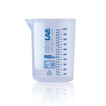 İsolab Beher Mavi Skala 500 ml Ölçü Kabı