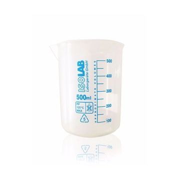 İsolab Beher Mavi Skala 500 ml Ölçü Kabı